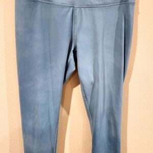 Altar'd State Women's~AS REVIVAL Yoga Pants Leggings~Blue Exercise Active~Size M